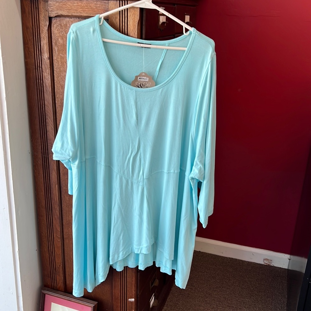 Coco + Carmen Light Blue Women's Top‎ size XXL new with tags